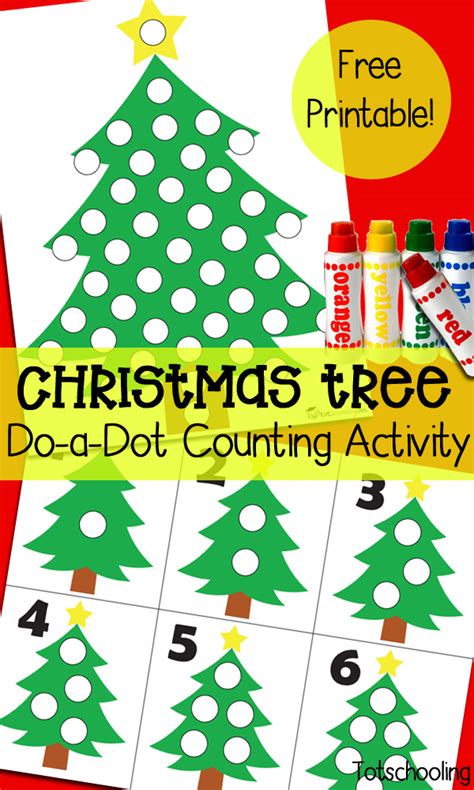 Christmas Tree Dot Markers