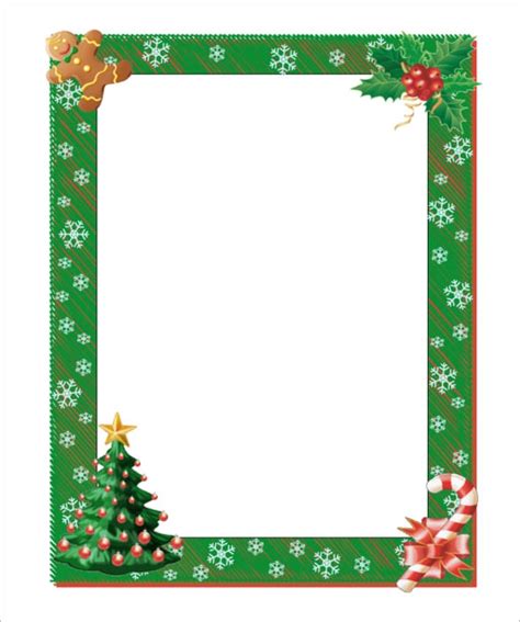 Christmas Tree Letter Template