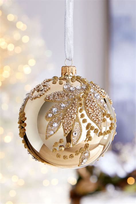 Glass ball ornaments on a Christmas tree