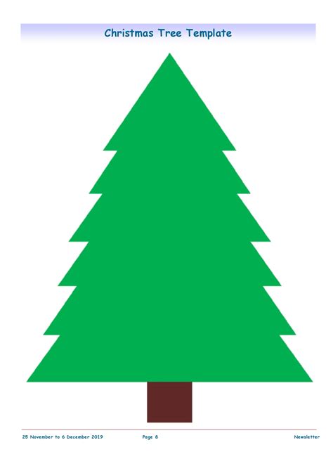 Christmas Tree Template