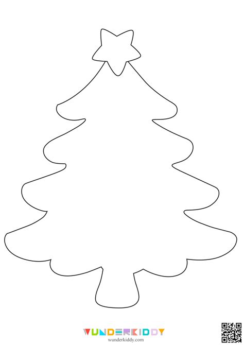 Christmas Tree Template for Kids Free