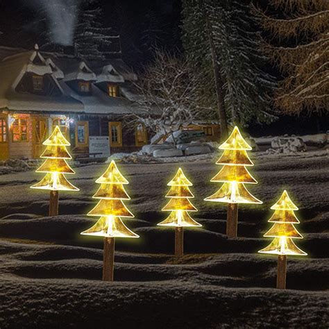 Using Christmas trees as garden pathways