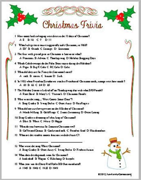 Christmas Trivia Image 2