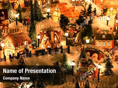 Christmas Village PowerPoint Template