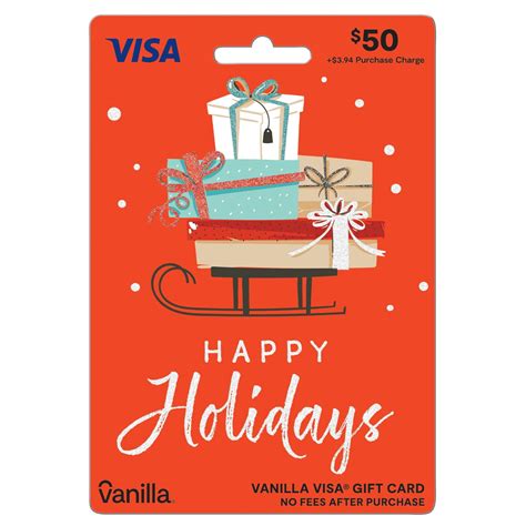 Christmas Visa Gift Card