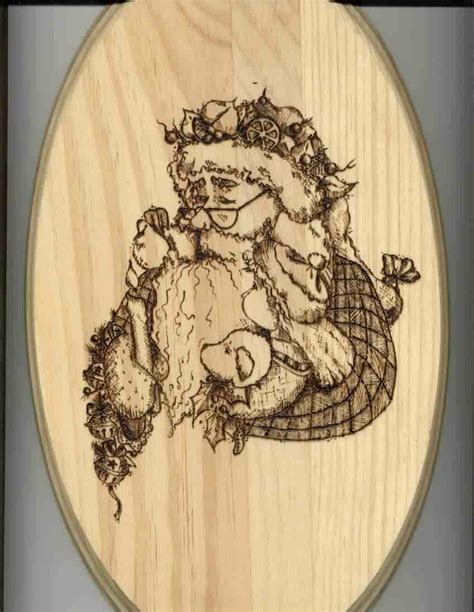 Christmas Wood Burning Designs Image 2