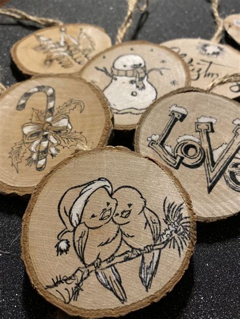 Christmas wood burning ideas