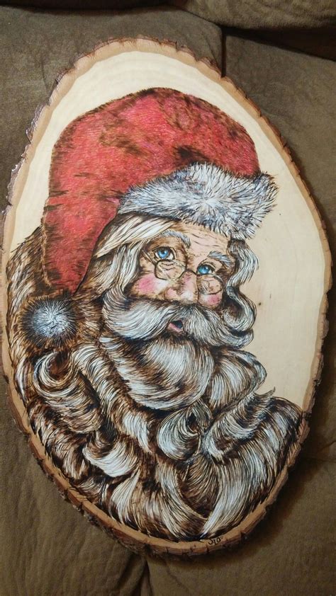 Christmas wood burning projects