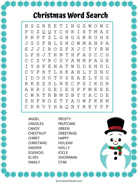 Christmas word search