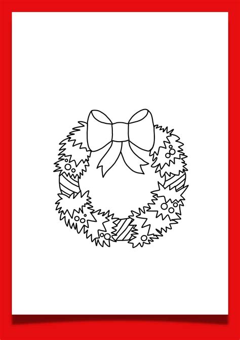 Christmas Wreath Template