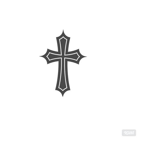 Chrome Hearts Cross with Engravings Template Gallery Alt