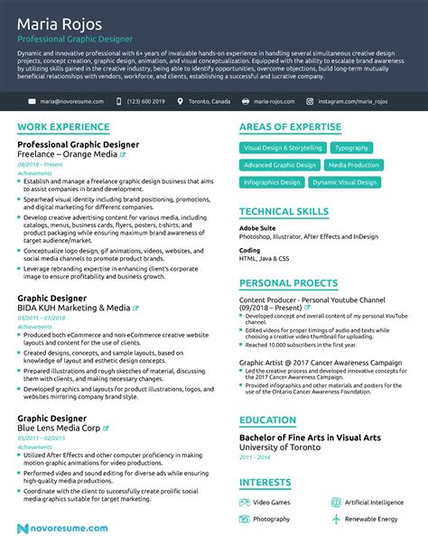 Chronological Resume Template for Experienced Job Seekers