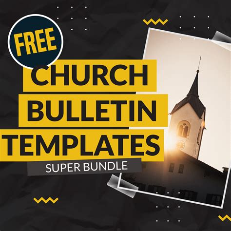 Church Bulletin Cover Templates