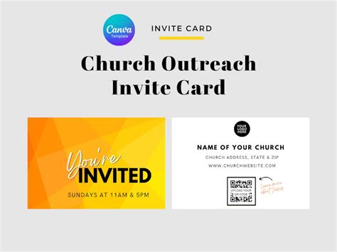 Church Community Outreach Invitation Templates