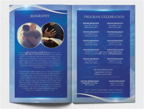 Church Conference Program Template Content