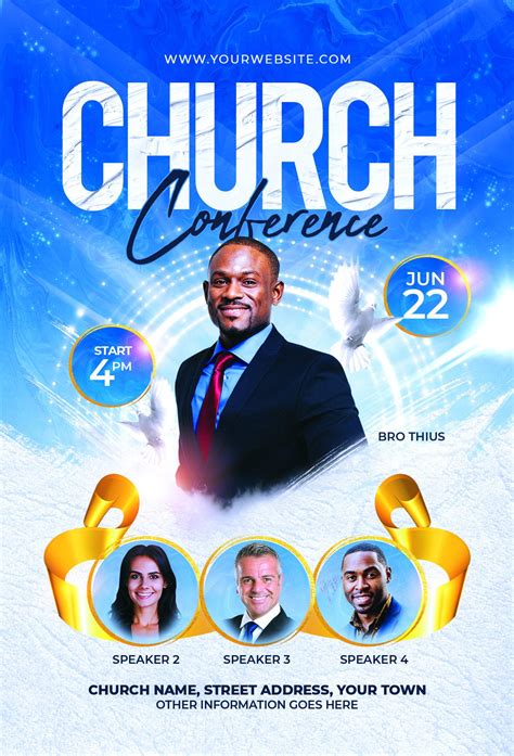 Church Event Flyer Template Graphics