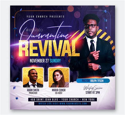 Free Church Flyer Template PSD Download