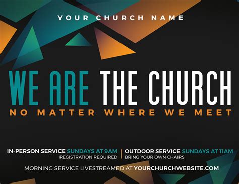 Church Invitation Card Idea 6