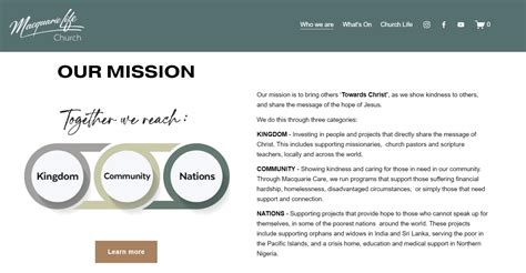 Church Mission Template