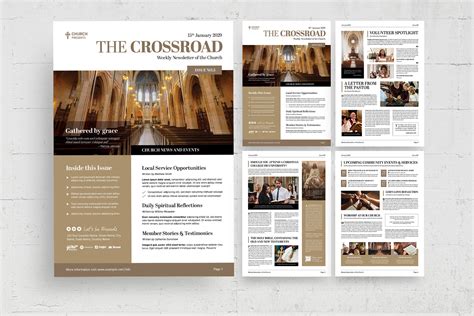 Church Newsletter Templates