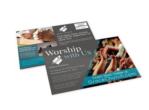 Church Postcard Templates