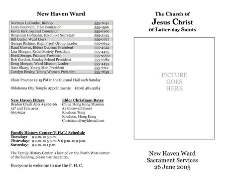 Church Program Template 8