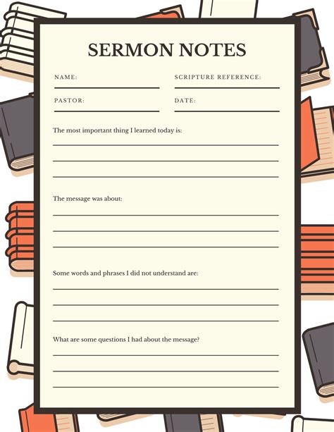 Church Sermon Template