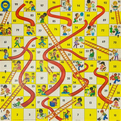 Chutes and Ladders educational game