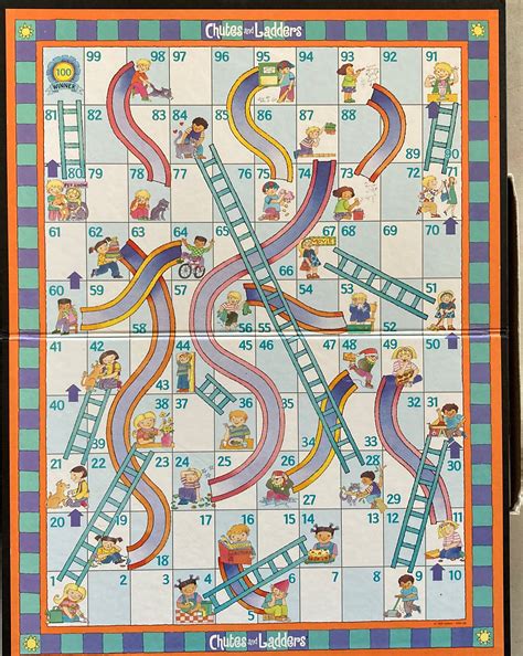 Chutes and Ladders printable games