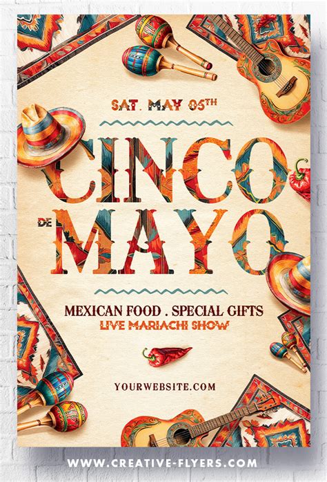 A vibrant Cinco de Mayo flyer design