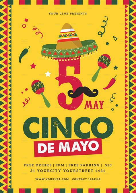 Cinco de Mayo Flyer Template 3