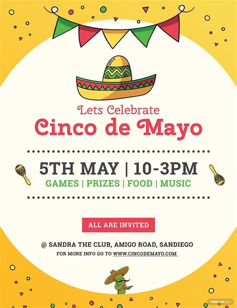 Cinco de Mayo Poster Template 1