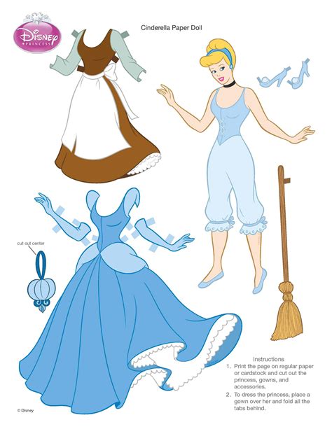 Cinderella paper doll