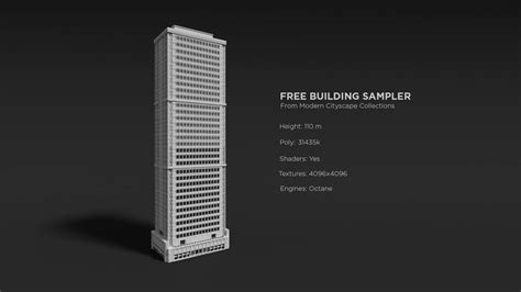 Cinema 4D Cityscape Template