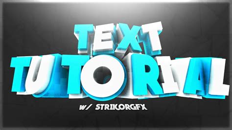 Cinema 4D Text Templates Example 1