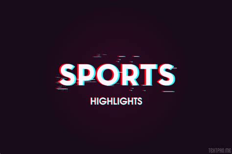 Cinematic Sports Highlights Template