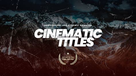 Cinematic Titles