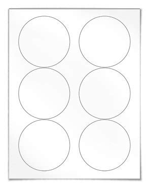 Circle label template 3