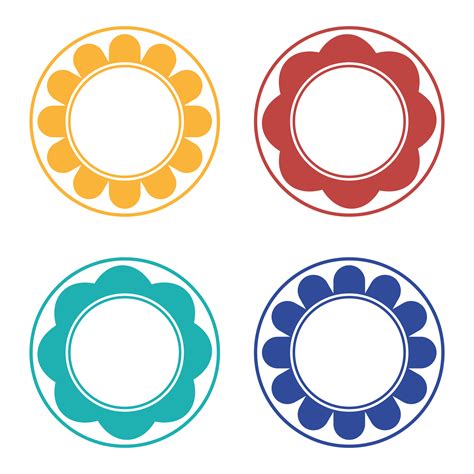 Circle Label Template Design 10