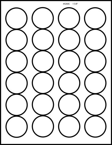 Circle Label Template Excel