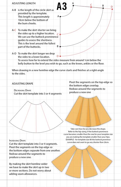 Circle Skirt Pattern Making