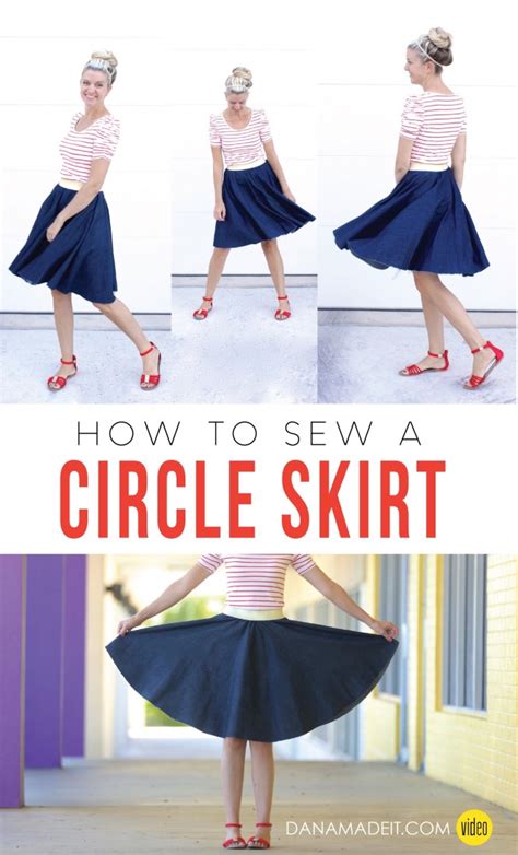 Circle Skirt Sewing