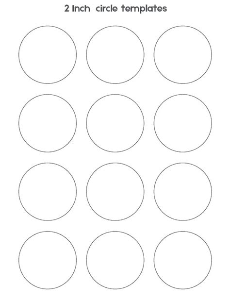 Circle Sticker Template 2