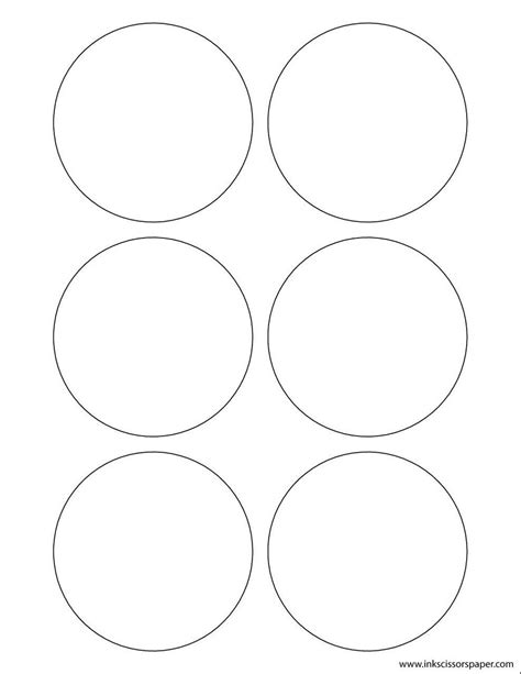 Circle Sticker Template 4