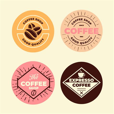 Circle Sticker Template Design