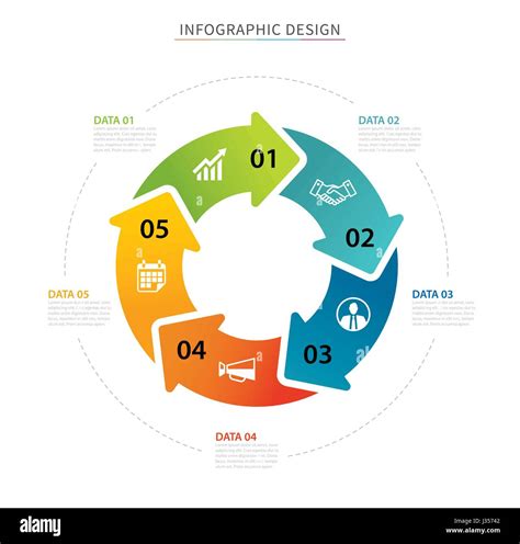 Circular Arrow Infographic Template