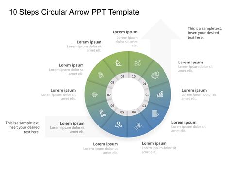 Circular Arrow PowerPoint Templates