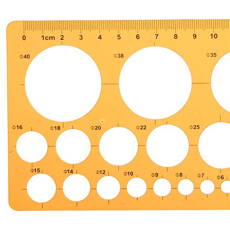 Circular Ruler Template