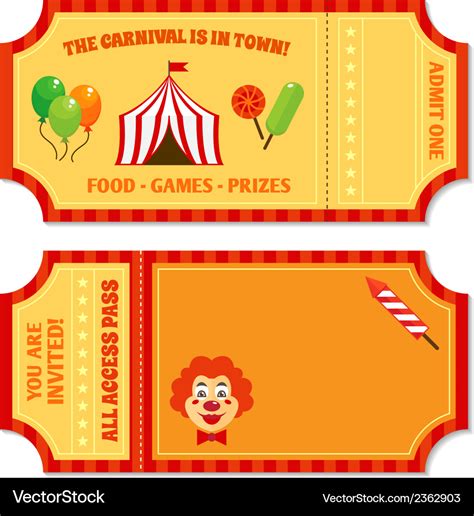 Free Circus Ticket Template