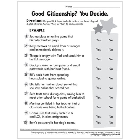 Citizenship Printables